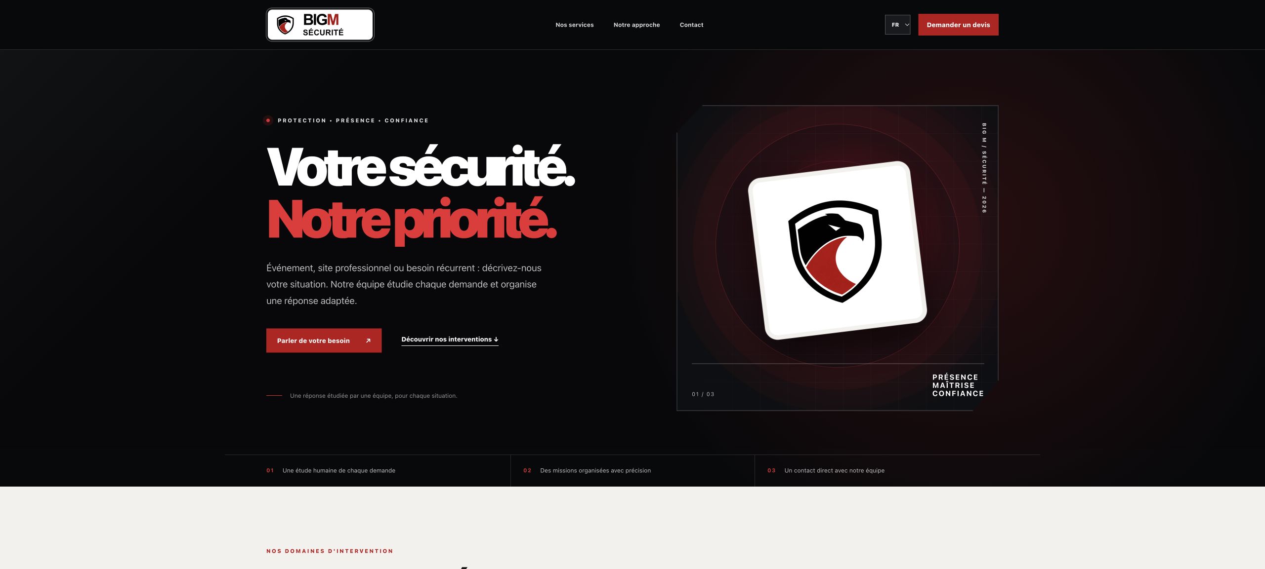 Site public de la démonstration Sécurité